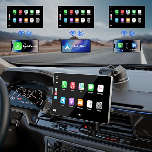 9" Wireless Apple Carplay Screen for Car