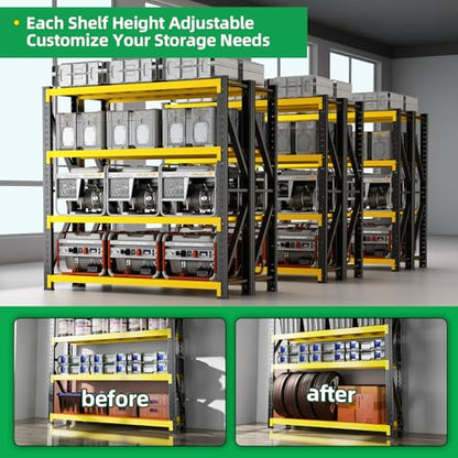3000LBS Heavy Duty Storage Shelves (4 Count)