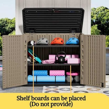 4x2.5 FT Outdoor Storage Shed