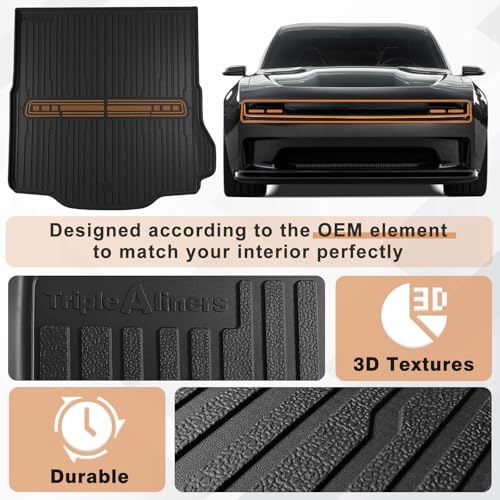Trunk Mat for 2024 2025 2026 Dodge Charger EV Accessories