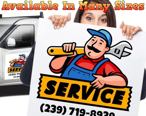 Personalized Car Magnet Sign Custom Business Logo for Cars Trucks Vans