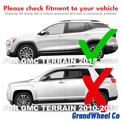 Window Deflectors Smoke Tinted in (4 Count)