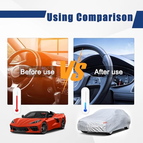 6 Layers Waterproof Car Cover for Chevrolet Corvette 1980