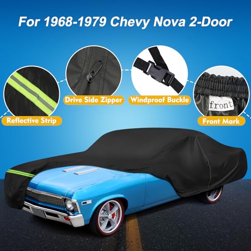 QUNSUNUS Car Cover for Chevy Nova 2