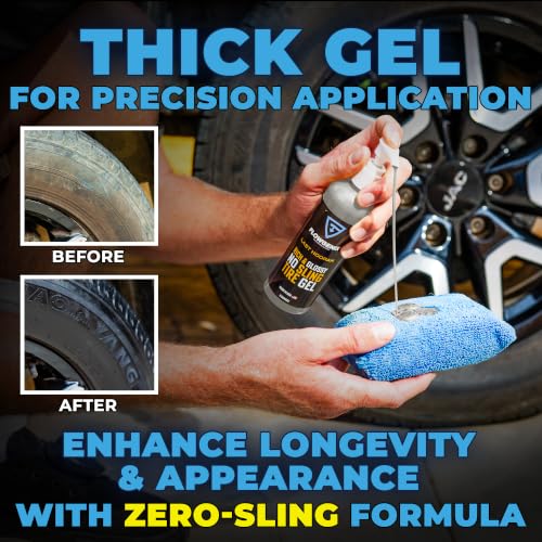 Tire Shine Gel Coating and Dressing