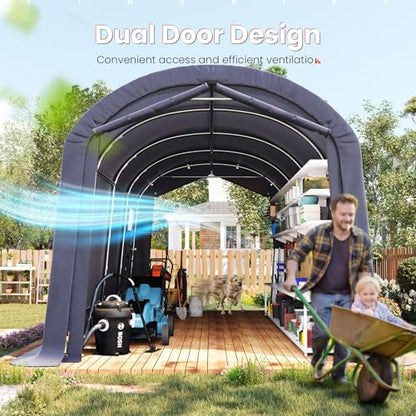 10' x 20' Carport Shelter with Roll