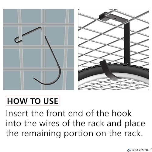 Bike Hooks for Garage Ceiling Mount Rack (40 Count)