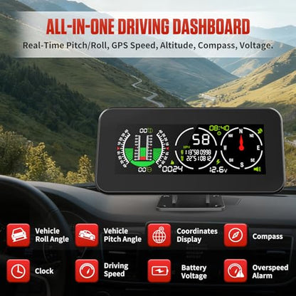 GPS Car Digital Inclinometer for Off Road Vehicles