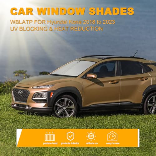 Foldable Front Windshield Sunshade fit for Hyundai Kona 2018