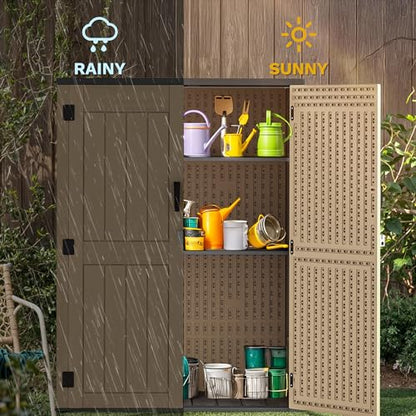 59 Cu. Ft. Vertical Storage Shed