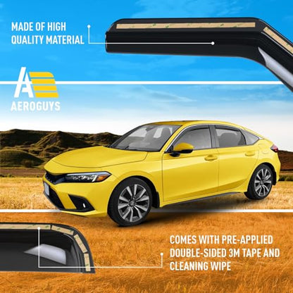 Extra Durable Window Deflectors in (4 Count)