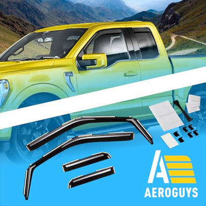 Extra Durable Window Deflectors in (4 Count)
