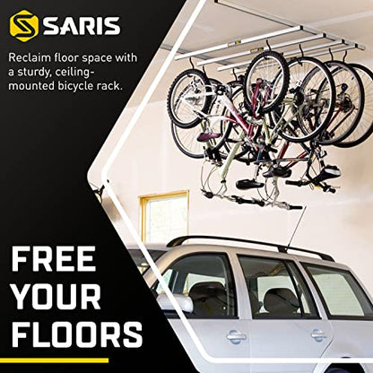 Glide Bike Storage Ceiling Rack Grey