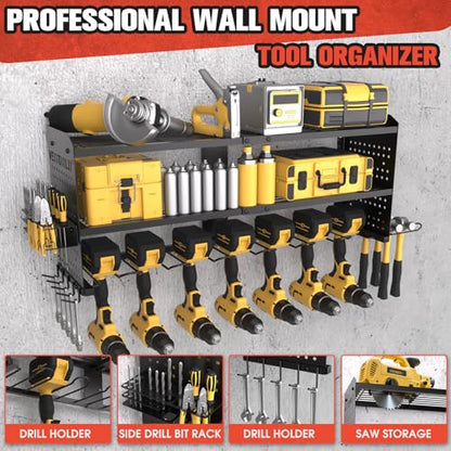 Large Power Tool Organizer Wall Mount