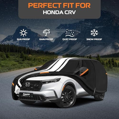 Heavy Duty Car Cover Custom Fit for Honda CRV CR