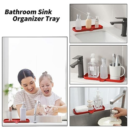 Silicone Soap Dish with Drain Spout