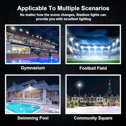 360W 2 Pack LED Stadium Light Commercial Lighting for Field Arena (2 Count)