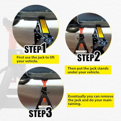 Jack Stands 3 Ton (2 Count)
