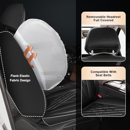 2 Front Car Seat Covers for Honda HR