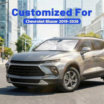 Car Windshield Sun Shade Umbrella for Chevrolet Blazer 2019