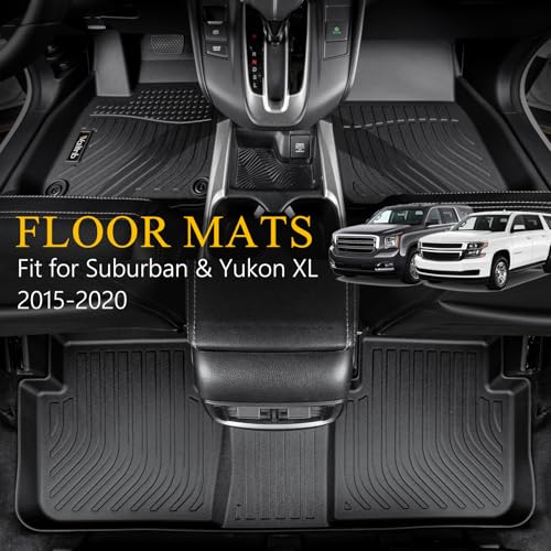 All Weather Floor Mats for Chevrolet Suburban & GMC Yukon XL 2015