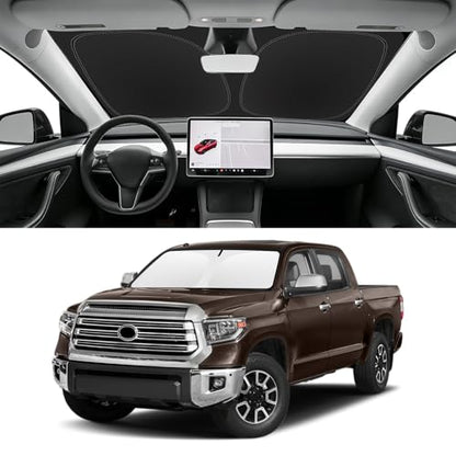 Custom Fit Windshield Sun Shade for Toyota Tundra 2007