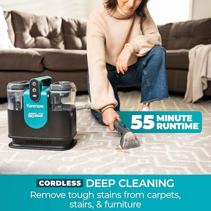 24V Cordless Portable Carpet & Upholstery Spot Cleaner Machine