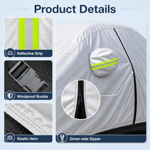 Car Cover Waterproof All Weather Custom Fit for Hyundai Kona