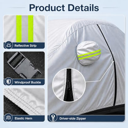 10 Layer Car Cover Waterproof All Weather Fit for Altima 2019