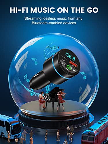 FM Transmitter for Car Bluetooth 5.3