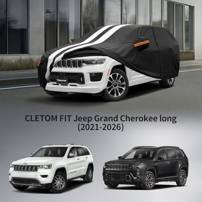 Multi Layer Car Cover Custom Fit for Jeep Grand Cherokee Long
