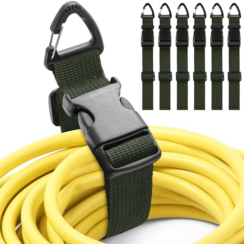 6 Pack Adjustable Extension Cord Holder Straps (6 Count)