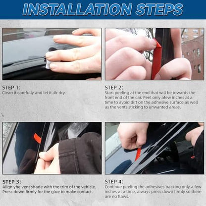2pcs Window Visors Rain Guards for 1996