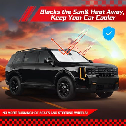 Windshield Sun Shade for Kia Telluride 2027