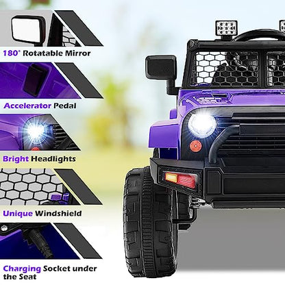 Ride on Car 12V Battery Powered Truck Vehicle with Remote Control