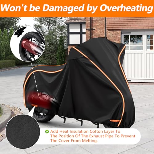 420D & Cotton Lining Waterproof Motorcycle Cover for Honda Africa Twin