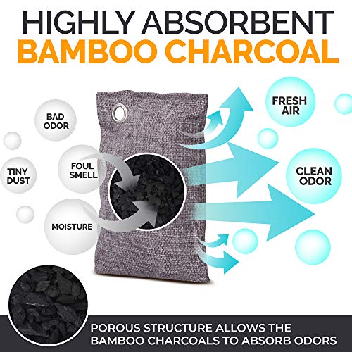 Activated Charcoal Odor Absorber for Strong Odors in Car (35.27 Ounce)