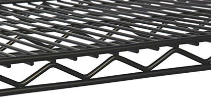 Omega 12" Deep x 72" Wide x 80" High 3 Tier Black Starter Shelving Unit