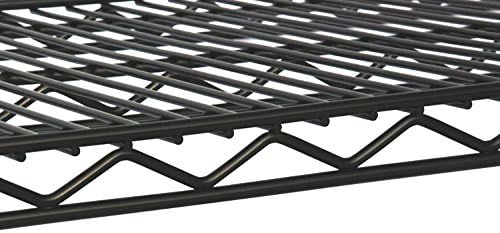 Omega 36" Deep x 60" Wide x 86" High 3 Tier Black Starter Shelving Unit