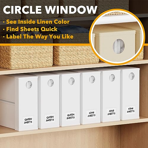 6 Pack Bed Sheet Organizers and Storage