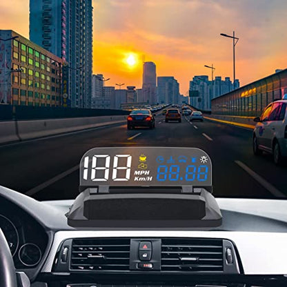 Car Hud Head Up Display Speedometer Odometer OBD2 HD 3D Reflection Multi