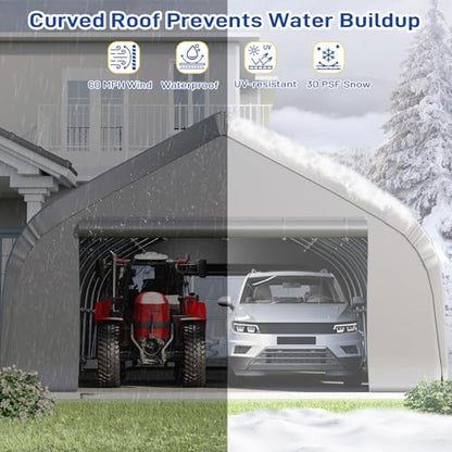 20x40 FT Reinforced Heavy Duty Carport