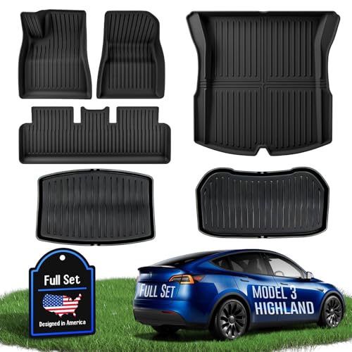 2026 Tesla Model 3 Floor Mats (6 Count)