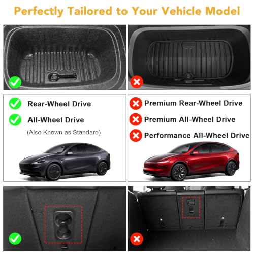 9PCS Tesla New Model Y Juniper Standard 2025 2026 Floor Mats (9 Count)