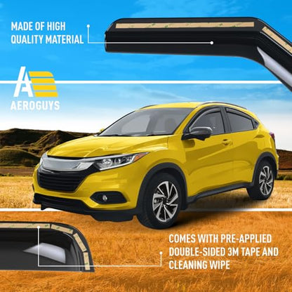 Extra Durable Window Deflectors in (4 Count)