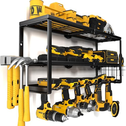 Heavy Duty Power Tool Organizer Wall Mount