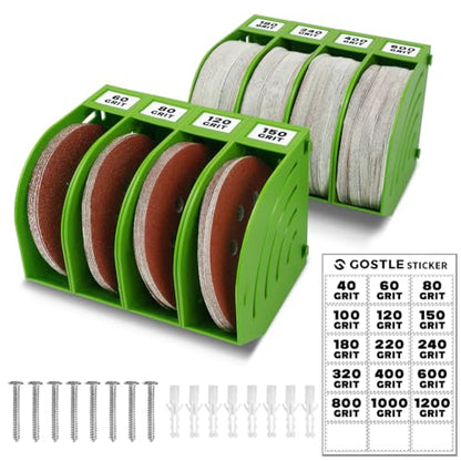 5 Inch Professional Sanding Discs Tool Storage Boxes Set