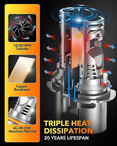 Q36 9007 HB5 Bulbs 2025 (2 Count)