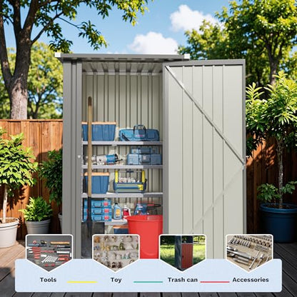3x3 FT Outdoor Storage Shed