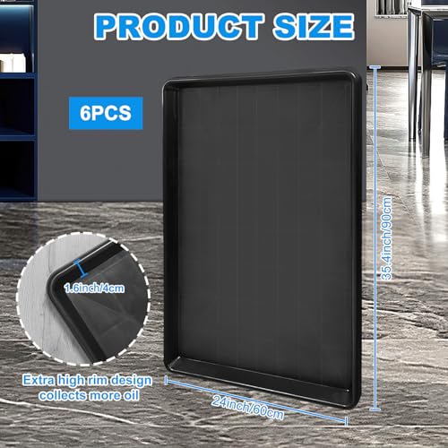 6Pcs Extra Large Auto Oil Drip Pan